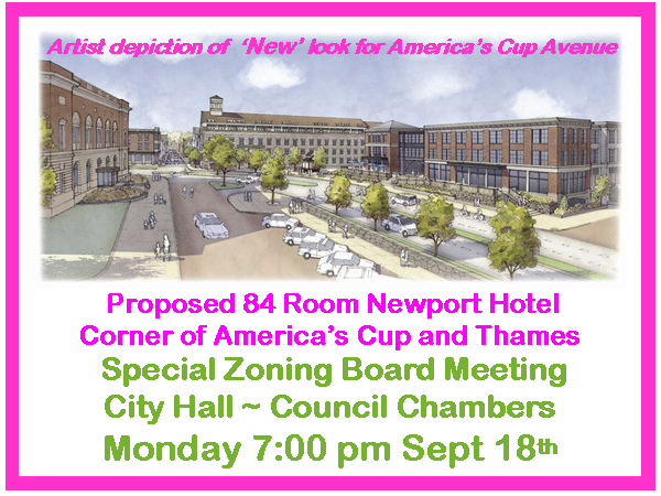Special Zoning Board Meeting Sept 18th 7 PM
